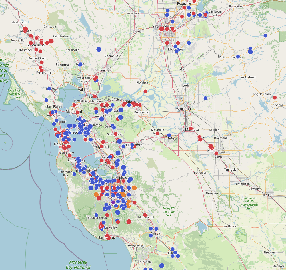 The node map